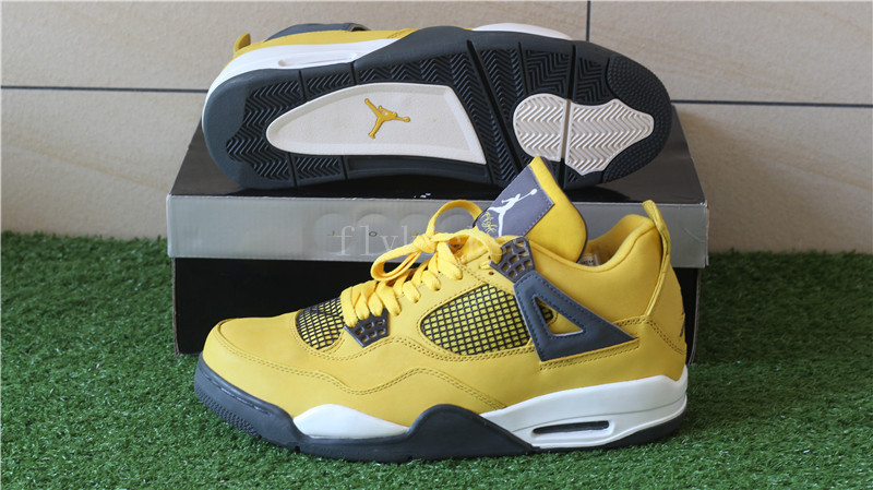 Authentic Air Jordan 4 Retro Lightning